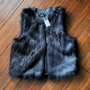 Fur faux vest